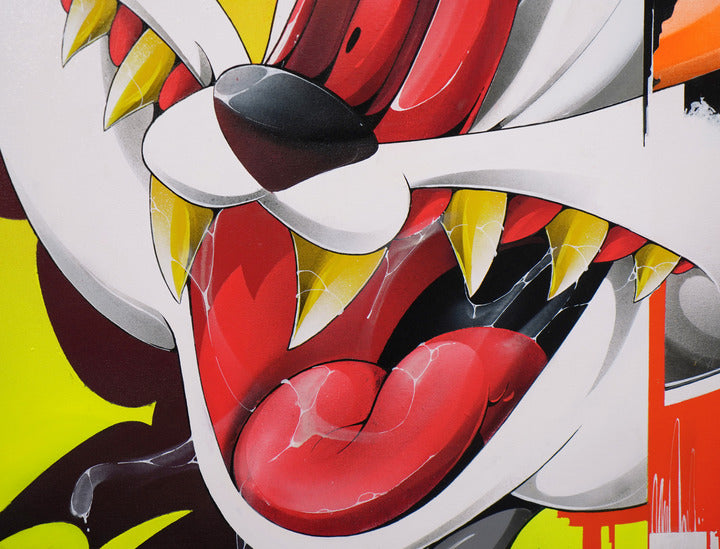 Rebel Rabbit - Canvas Painting